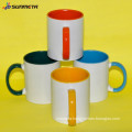 Directly Factory Sunmeta Hot Selling High Quality Ceramic Sublimaiton Color Inside Printing Mugs 11oz